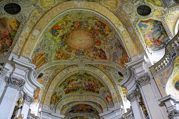 Ceiling fresco of the Banz Monastery Church