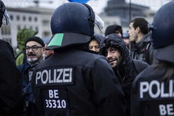 Demonstration against the reformed Infection Protection Act by Corona sceptics