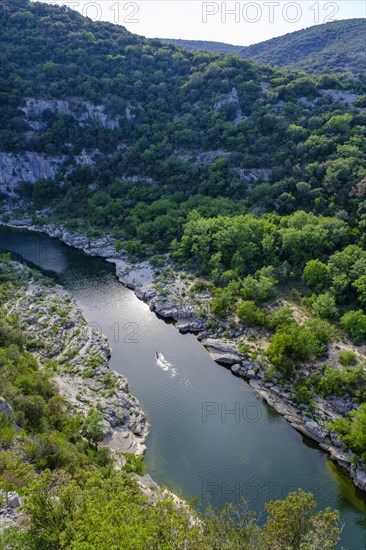 Kayaks on the Ardeche