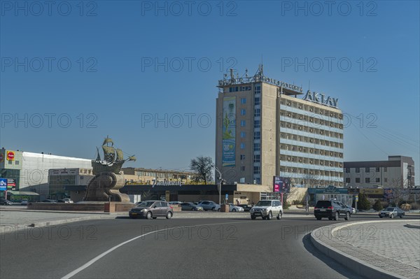 Modern houses in Aktau