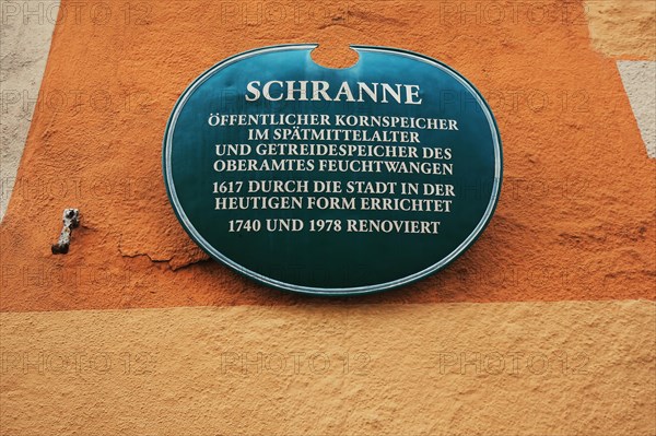 The Schranne is a sight in the historic centre of the old town. Feuchtwangen