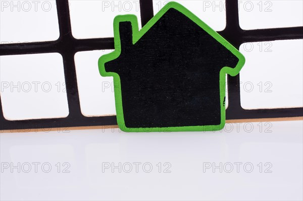 Black house on a grill