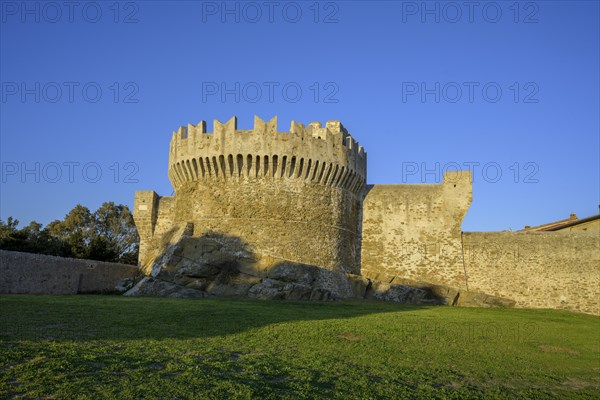 Fortress wall in the evening light