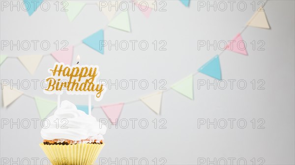 Still life with birthday muffin2