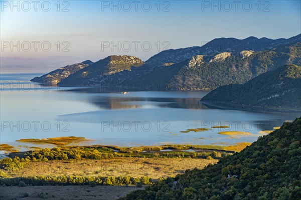 View over Lake Scutari