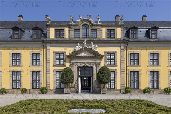Detail of the Herrenhausen Gallery building in Herrenhausen Palace and Gardens