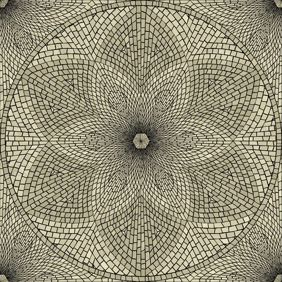 Seamless stone mosaic pattern