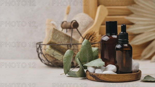 Organic body oil front view