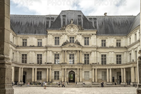 Inner courtyard of the Chateau Royal de Bloiss