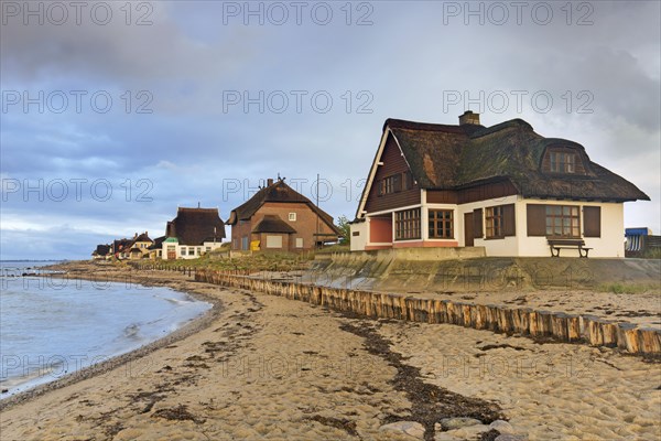Beach houses on the peninsula Graswarder