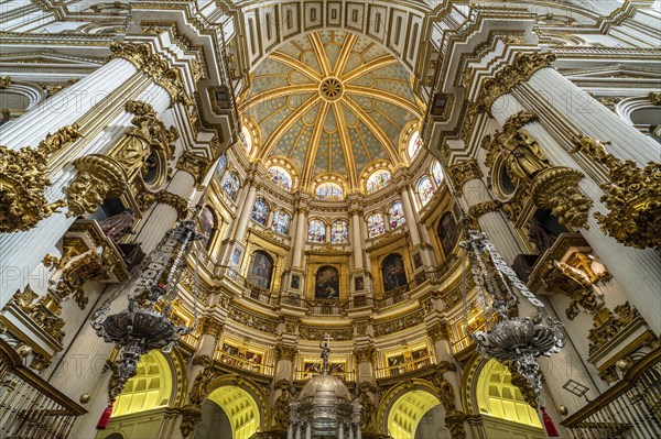 Interior of the Cathedral of Santa Maria de la Encarnacion in Granada
