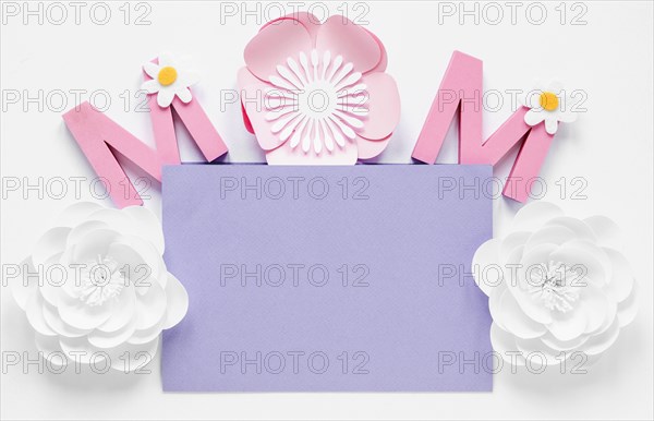 Flat lay mother s day celebration