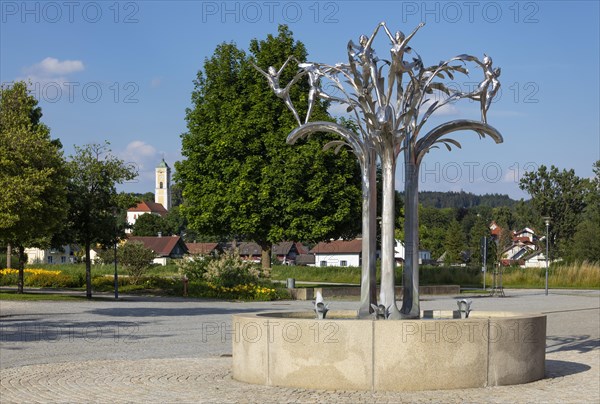 Fountain in the spa gardens