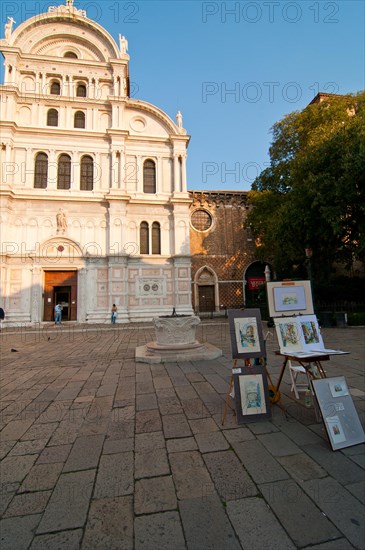 Venice Italy San Zaccaria church front view