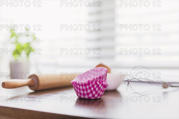 Bakeware wooden tabletop