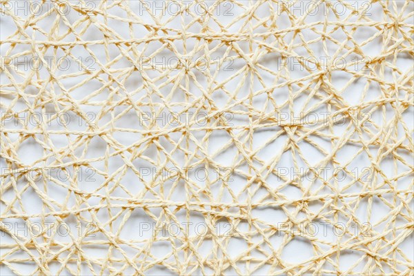 Close up interconnected strings