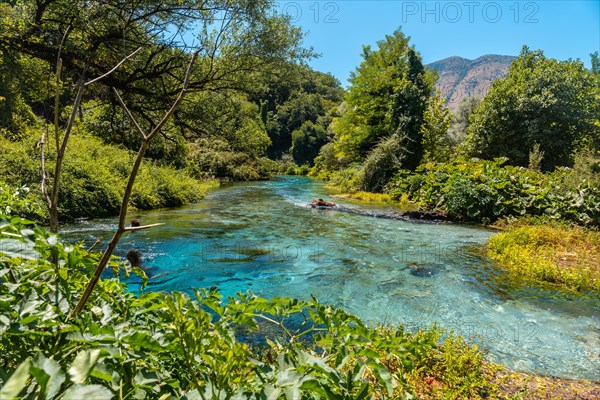 The Blue eye river