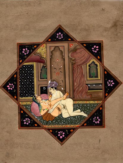 Depiction of an erotic scene