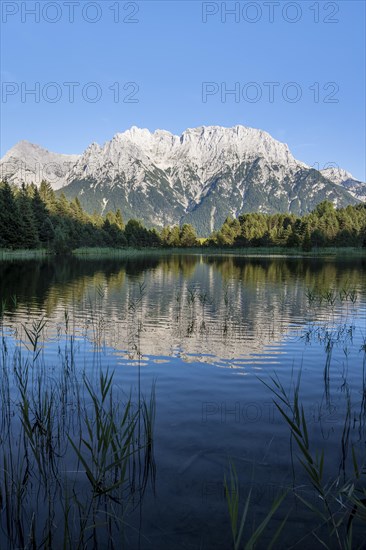 Zugspitze reflected in