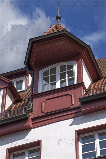 Historic roof elevator bay