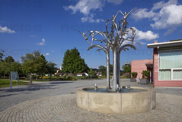 Fountain in the spa gardens
