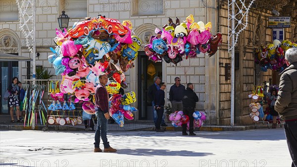 Balloon seller