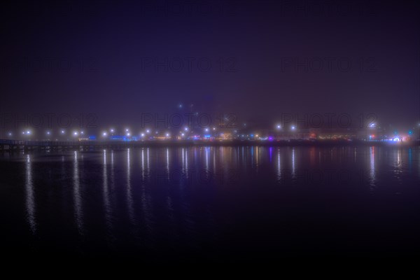 Foggy night in Sheepshead Bay