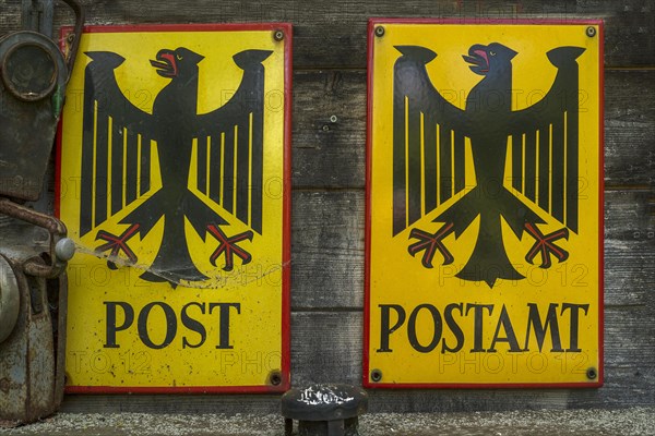 Old tin signs