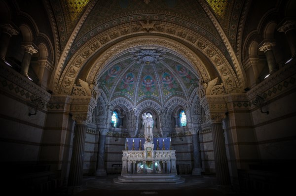 Altar in the crypt