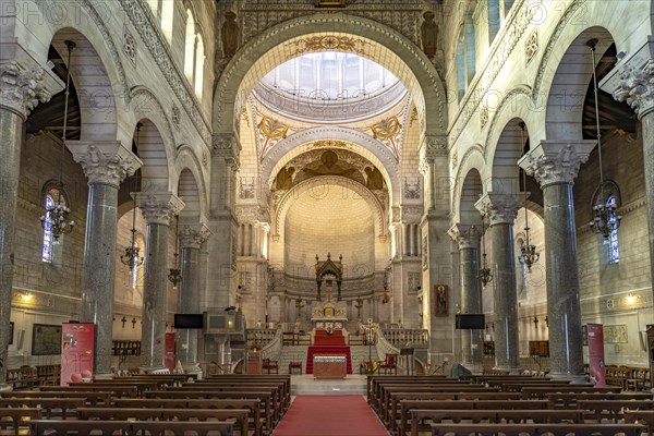 Interior of the Roman Catholic Basilica of Saint-Martin Tours