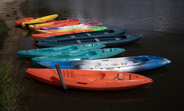 Colourful boats