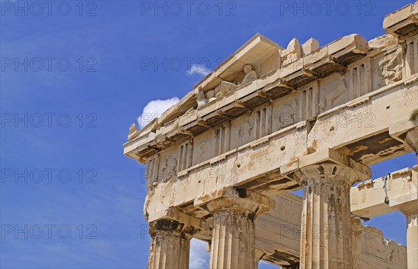 Detail view Parthenon Temple