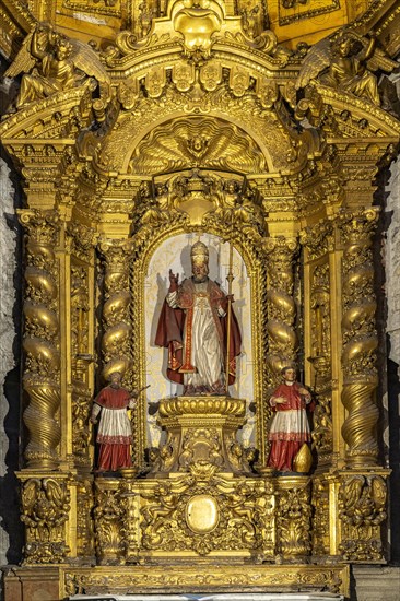 Altar detail in the Se do Porto Cathedral
