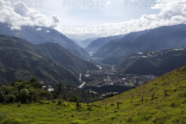 Mountain landscape near Banos