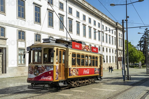 Historic Electrico tramway in Porto