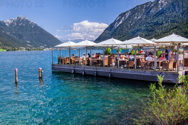 Restaurant terrace on the lake