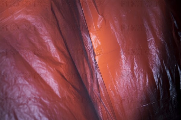 Detail plastic bag