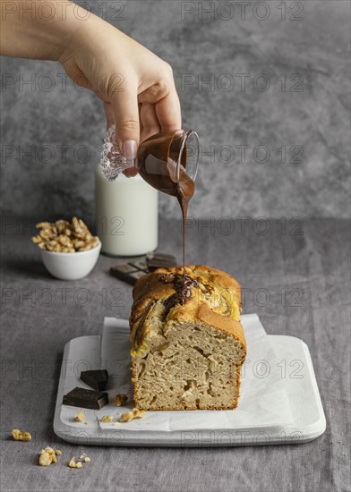 Delicious banana bun