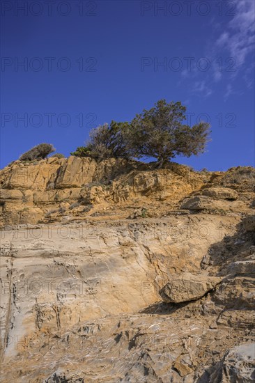 Bizarre rock formations in the Buca delle Fate