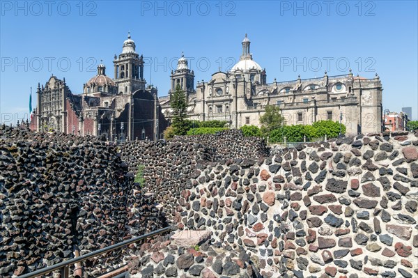 Templo Mayor archaeological Aztec city of Tenochtitlan