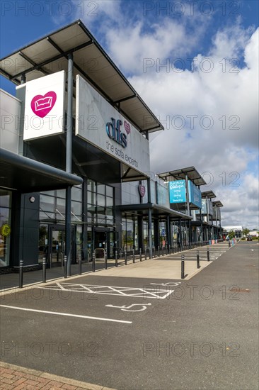 Dfs sofa experts Furniture Village and other shops stores at Futura Park retail park