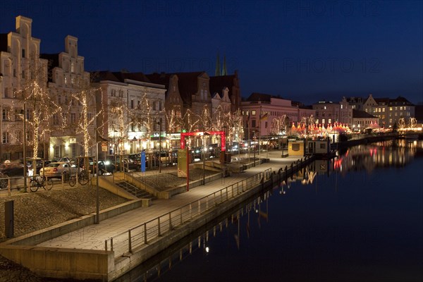 Christmas market in the Hanseatic City of Luebeck