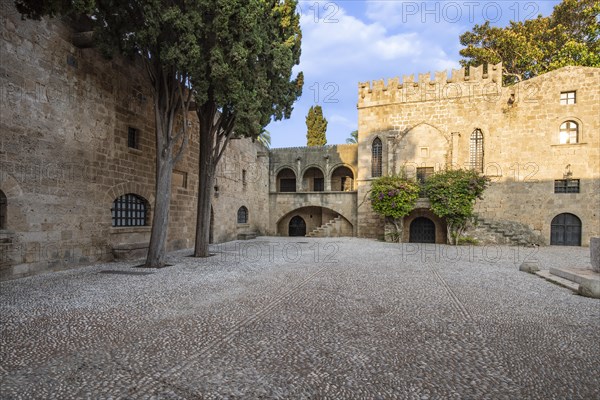 View of Gun Cabinet and Hospital 14th century in Argyrokastro Square