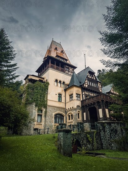 Pelisor castle royal summer residence in Sinaia