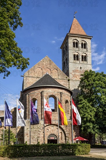 Abbey ruins during the festival