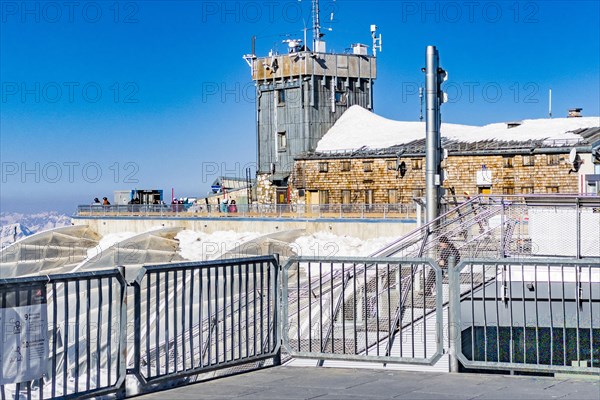 Munich House on the Zugspitze summit above Garmisch-Partenkirchen