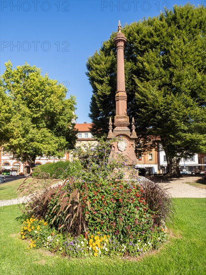 Koenigsplatz with obelisk in honour of Ludwig the Second