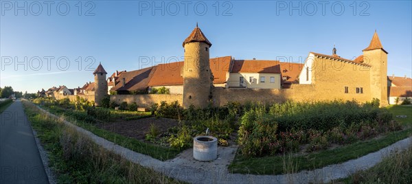 Part of the old town wall and towers
