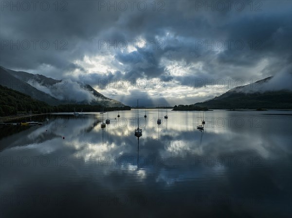 Evening light over Loch Leven