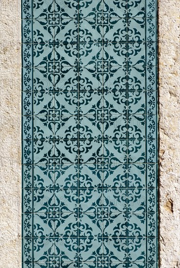 Traditional azulejo wall tiles